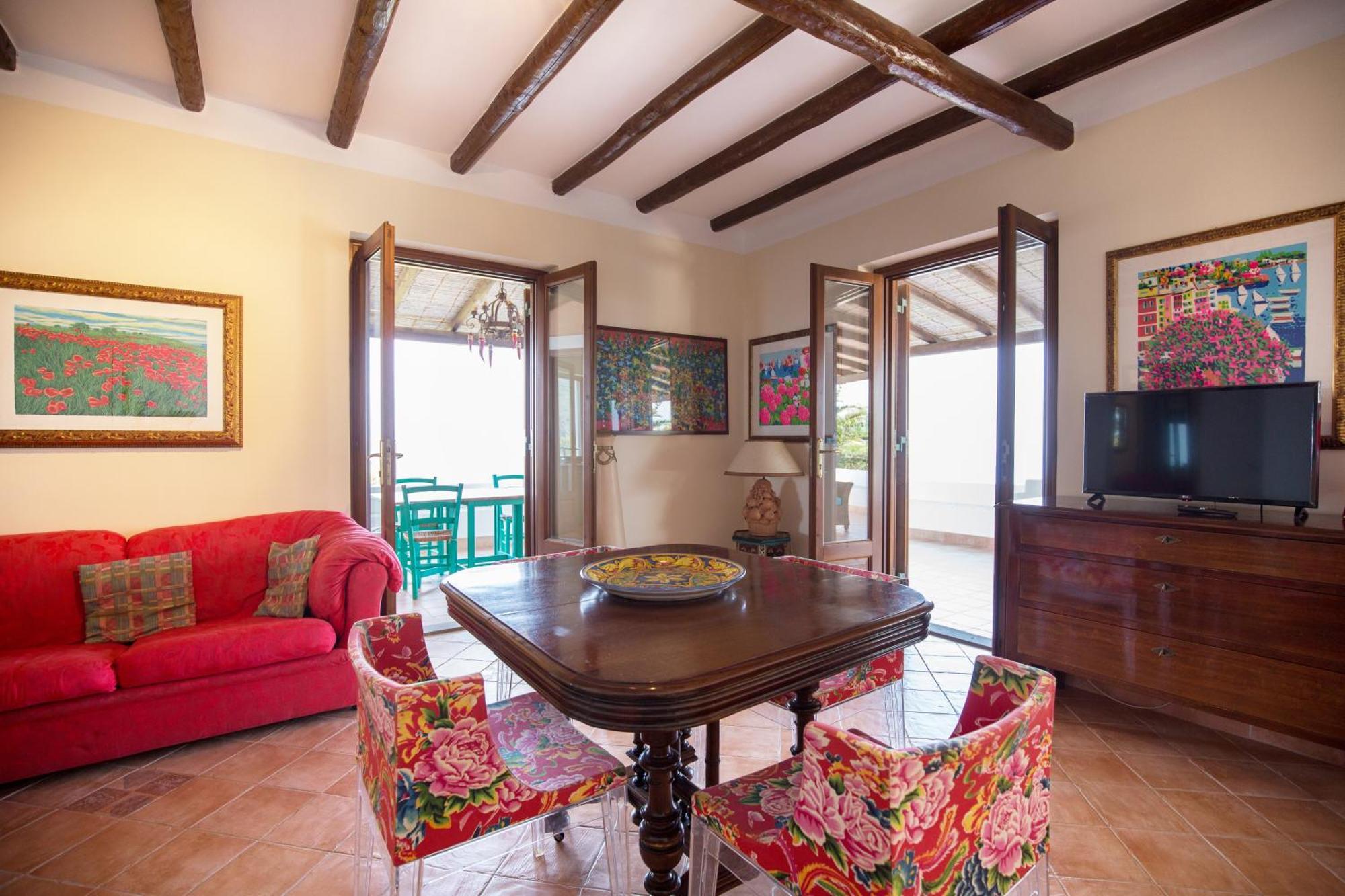 Sealight Villa Lipari - Vista E Piscina المظهر الخارجي الصورة